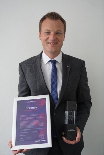 HARTING Automotive mit Volkswagen Group Award 2020 ausgezeichnet